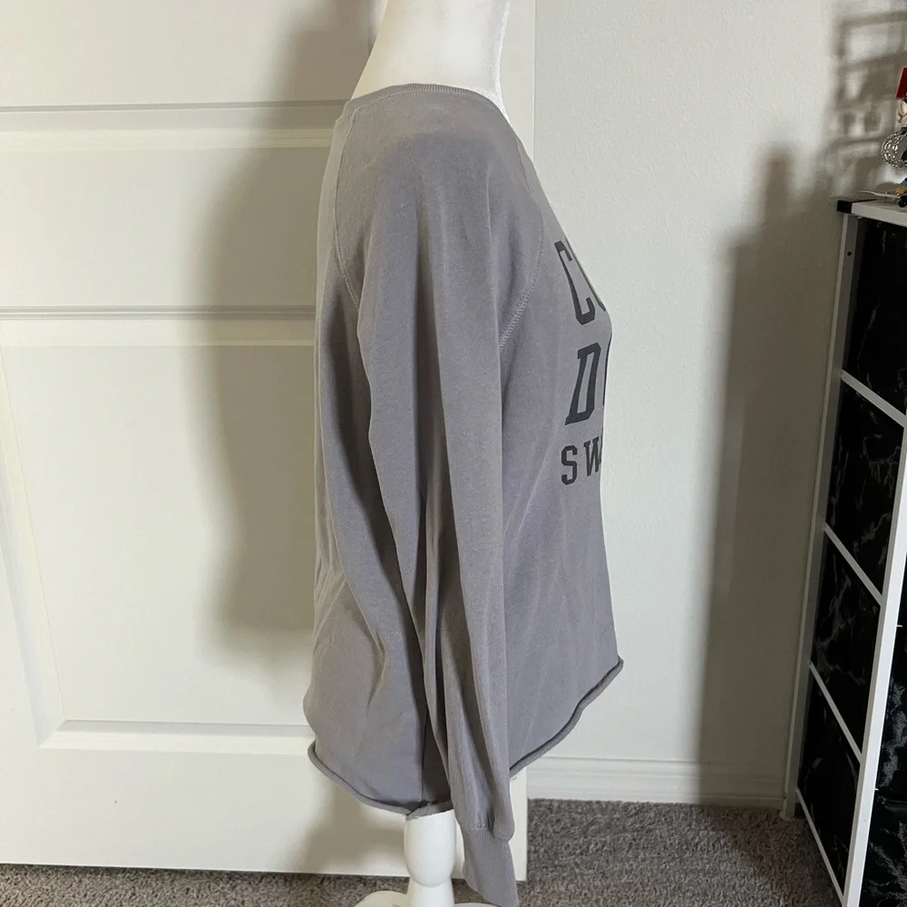 EUC Gray Graphic Women's Sweatshirt Extra Small - Picture 3 of 7